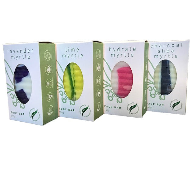 Gift Soaps Boxed x 4 - Whitsunday Myrtle