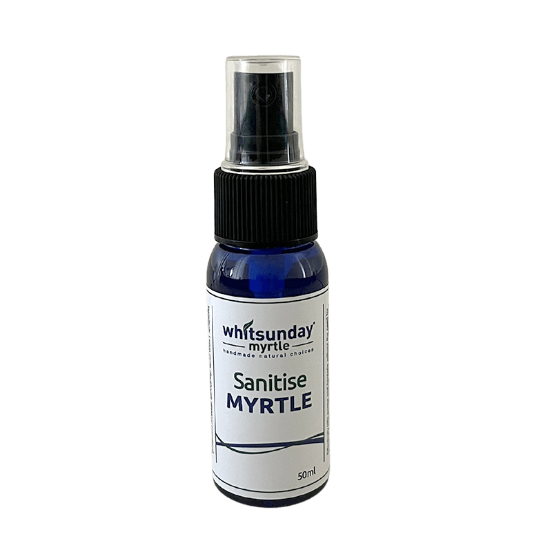 Sanitise Lemon Myrtle 50ml Travellers Essentials - Whitsunday Myrtle