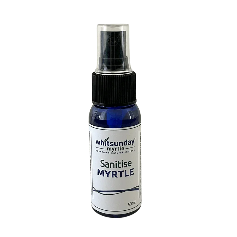 Sanitise Lemon Myrtle 50ml Travellers Essentials - Whitsunday Myrtle
