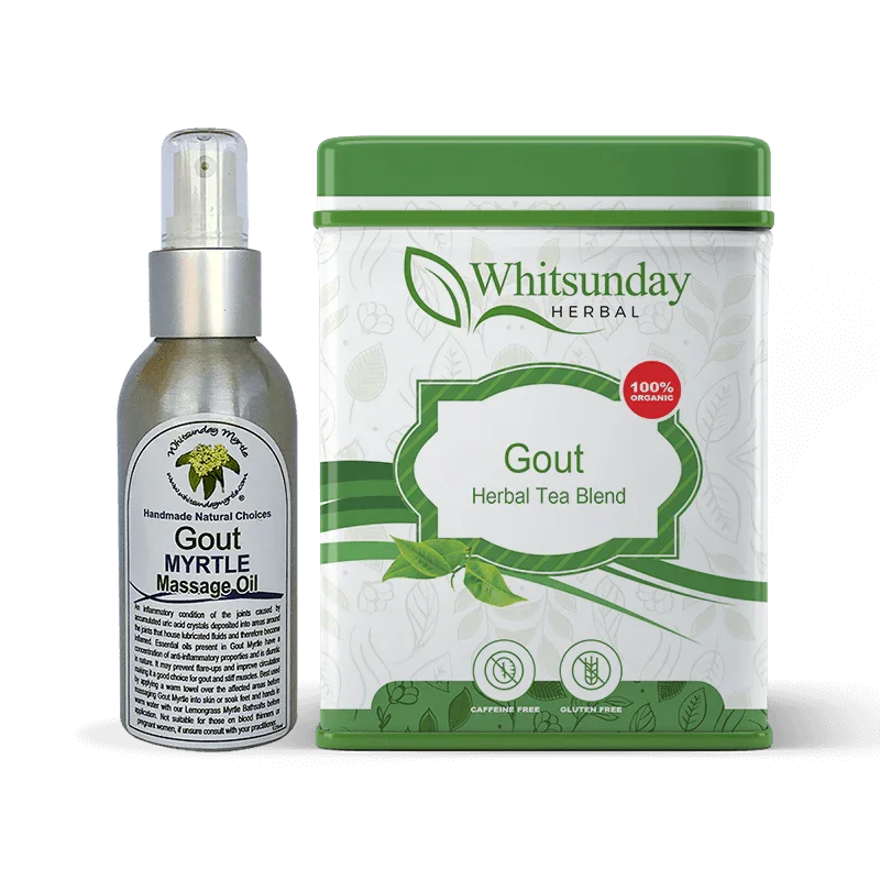 Gout Myrtle Oil & Gout Herbal Tea - Whitsunday Myrtle
