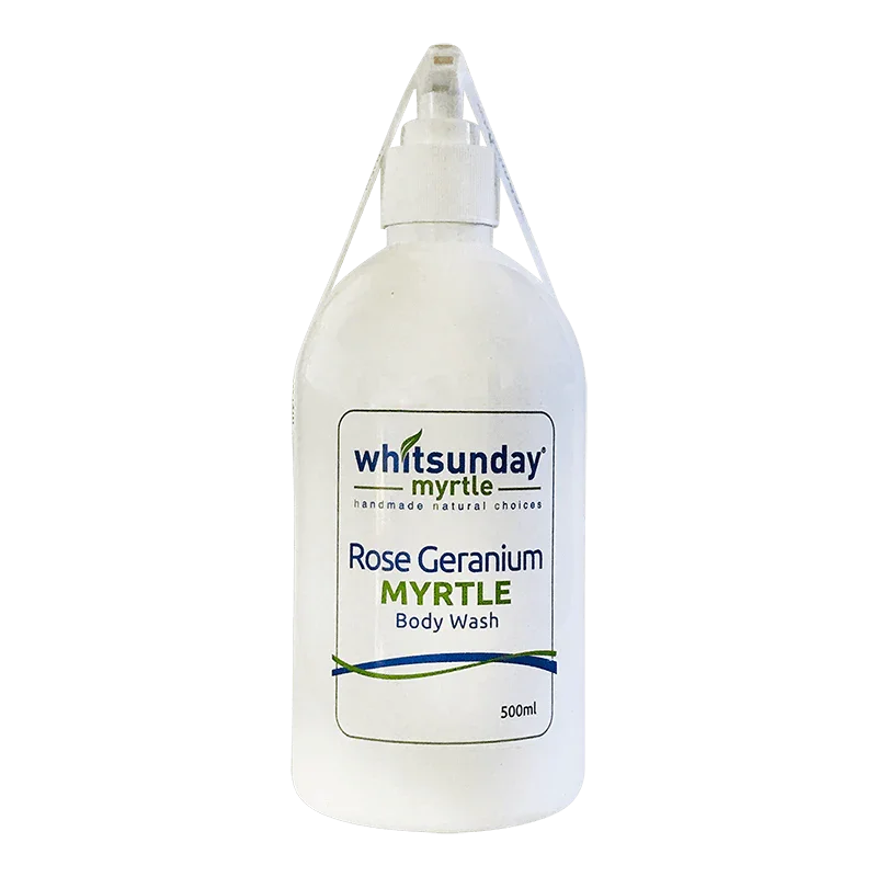Rose Geranium Myrtle Mild Body Wash - Whitsunday Myrtle