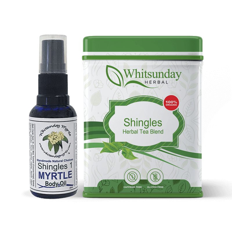Natural Herbal Oil & Tea For Shingles