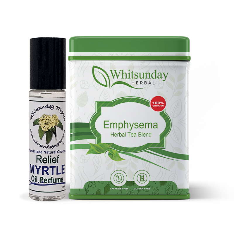 Relief Myrtle Oil Perfume and Emphysema Tea