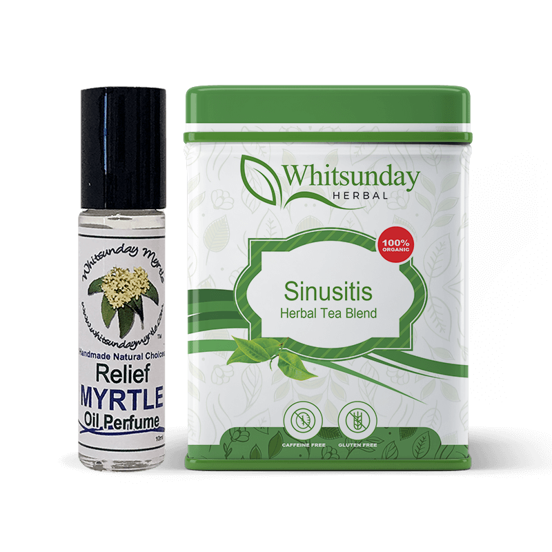 Sinusitis Tea and Relief Myrtle Oil Perfume